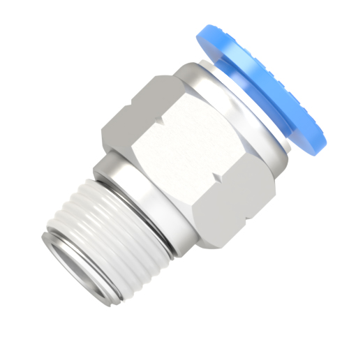 10mm - 1/4 NPT male connector push to connect fitting