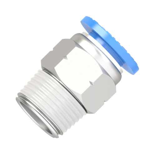 10mm - 3/8 NPT male connector push to connect fitting