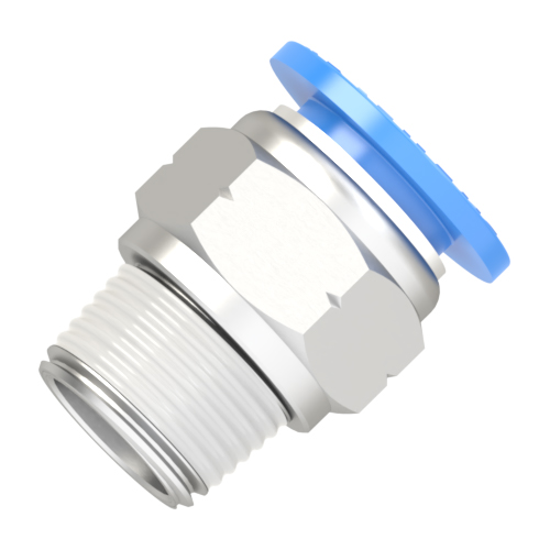 12mm - 3/8 NPT male connector push to connect fitting