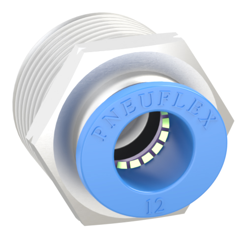 12mm Tube, 3/4 NPT Push to Connect Fitting Male Connector