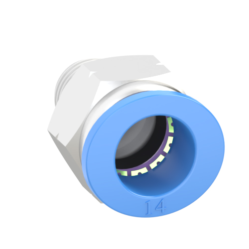 14mm Tube, 1/4 NPT Push to Connect Fitting Male Connector