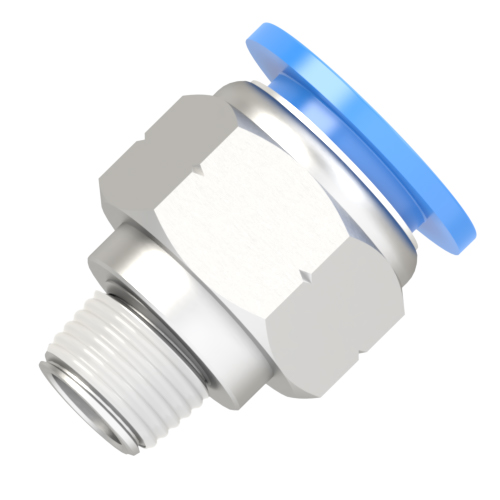 16mm - 1/4 NPT male connector push to connect fitting