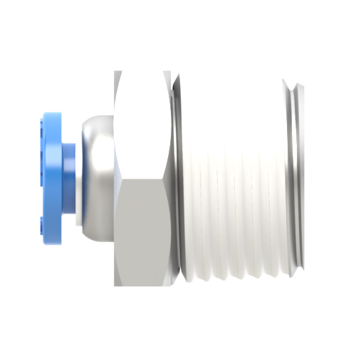 4mm Tube, R 3/8 Male Connector