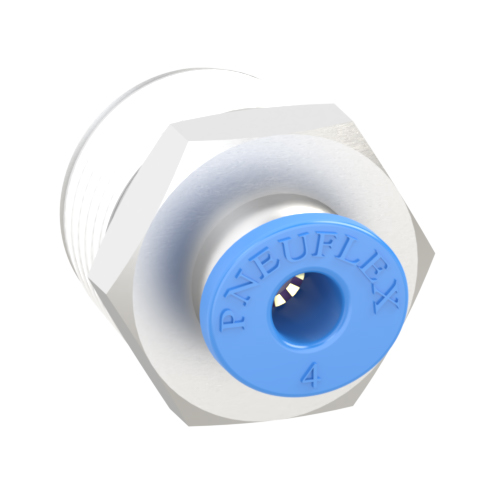 4mm Tube, R 3/8 Push to Connect Fitting Male Connector