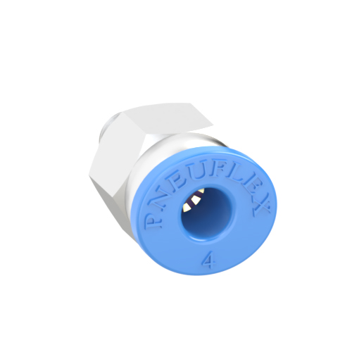 4mm Tube, M6 x 1 Push to Connect Fitting Male Connector