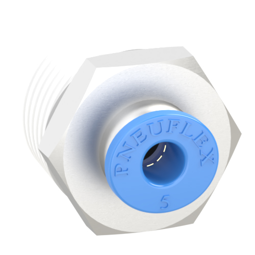 5mm Tube, R 1/2 Push to Connect Fitting Male Connector