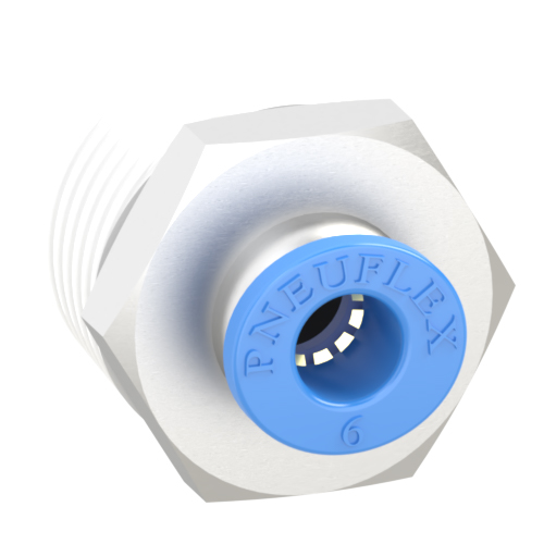 6mm Tube, R 1/2 Push to Connect Fitting Male Connector