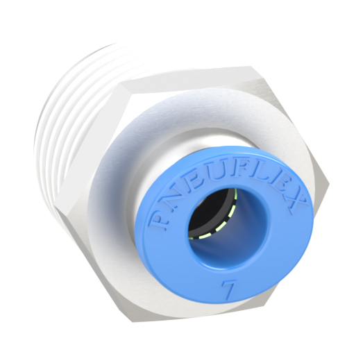 7mm Tube, R 1/2 Push to Connect Fitting Male Connector