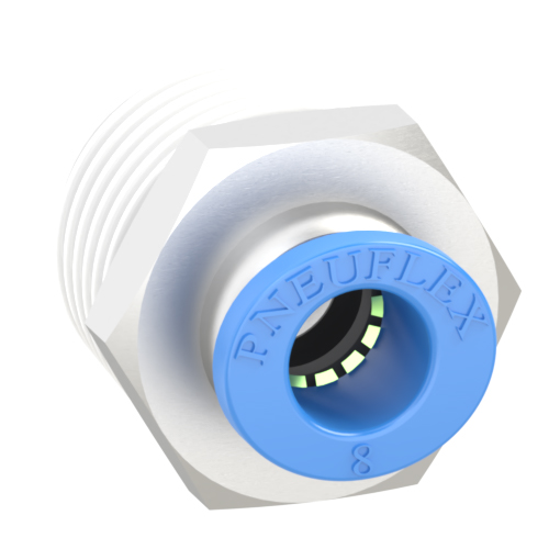 8mm Tube, R 1/2 Push to Connect Fitting Male Connector