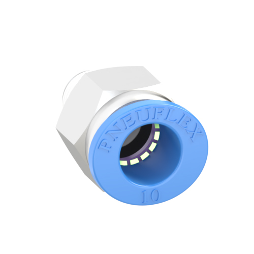 10mm Tube, R 1/8 Push to Connect Fitting Male Connector