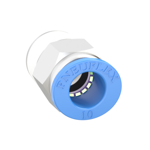 10mm Tube, R 3/8 Push to Connect Fitting Male Connector