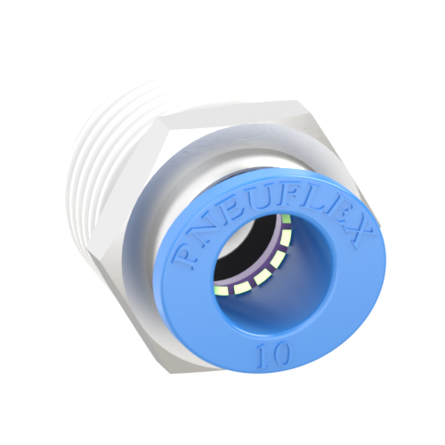 10mm Tube, R 1/2 Push to Connect Fitting Male Connector