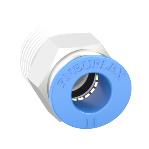 11mm Tube, R 1/2 Push to Connect Fitting Male Connector