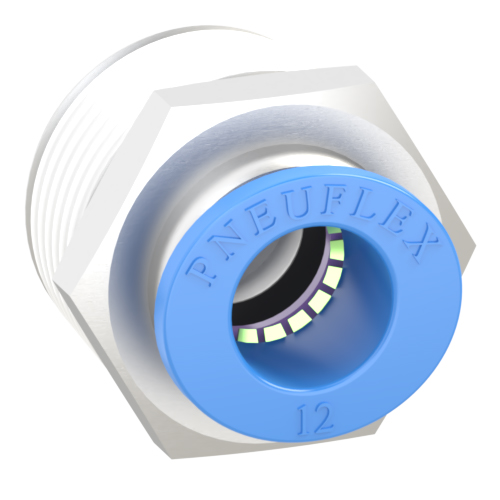 12mm Tube, R 3/4 Push to Connect Fitting Male Connector