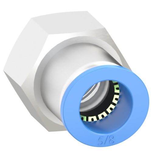 5/8 Inch Tube, G 3/4 Push to Connect Fitting Female Connector