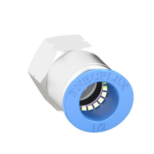 1/2 Inch Tube, 3/8 NPT Push to Connect Fitting Female Connector