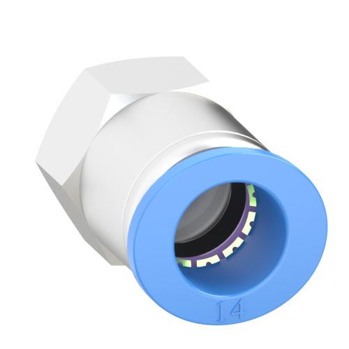 14mm Tube, G 1/4 Push to Connect Fitting Female Connector