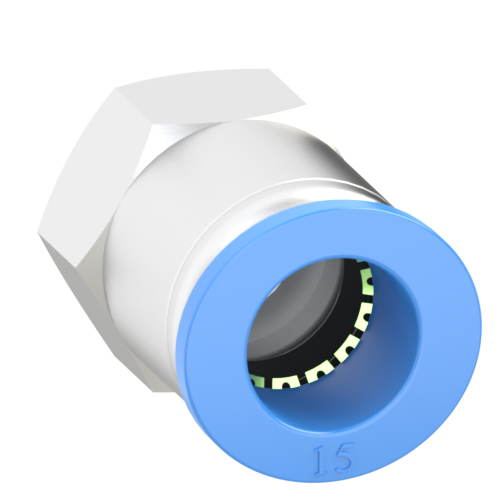15mm Tube, G 1/4 Push to Connect Fitting Female Connector