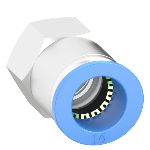 16mm Tube, G 1/2 Push to Connect Fitting Female Connector