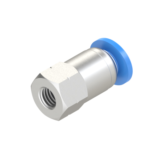 4mm 10-32 UNF female connector push to connect fitting