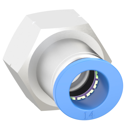 14mm Tube, 3/4 NPT Push to Connect Fitting Female Connector