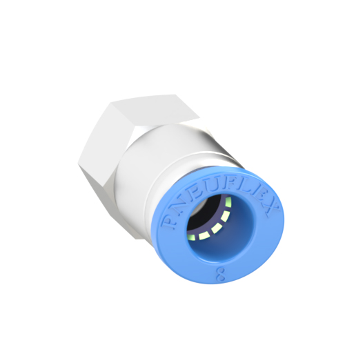 8mm Tube, R 1/8 Push to Connect Fitting Female Connector