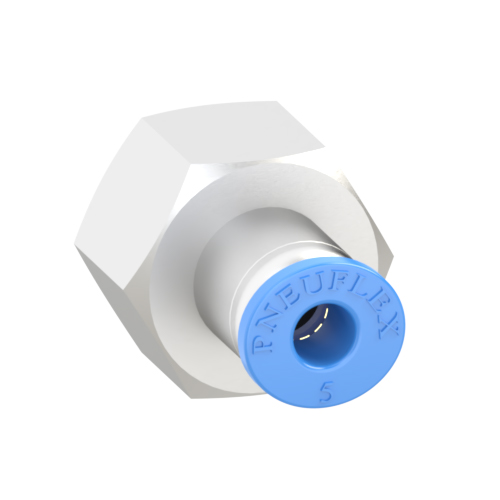 5mm Tube, R 3/8 Push to Connect Fitting Female Connector