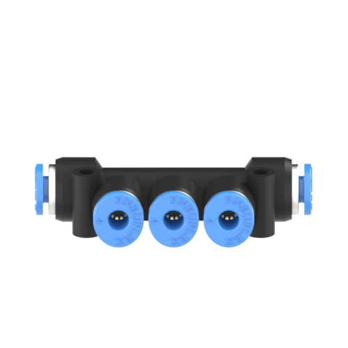 4mm push to connect fitting union branch