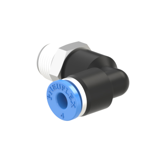 4mm Tube, R 1/8 Push to Connect Fitting Male Elbow