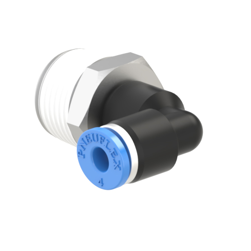 4mm Tube, R 3/8 Push to Connect Fitting Male Elbow