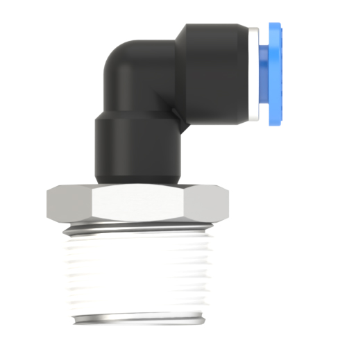 5mm Tube, R 1/2 Male Elbow