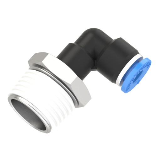 5mm - R 1/2 male elbow push to connect fitting