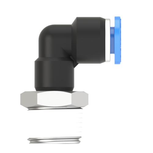 6mm Tube, R 3/8 Male Elbow