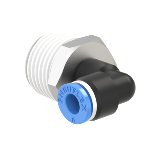 6mm Tube, R 1/2 Push to Connect Fitting Male Elbow