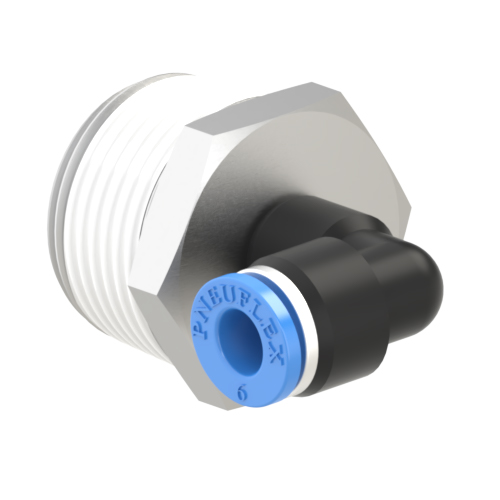 6mm Tube, R 3/4 Push to Connect Fitting Male Elbow