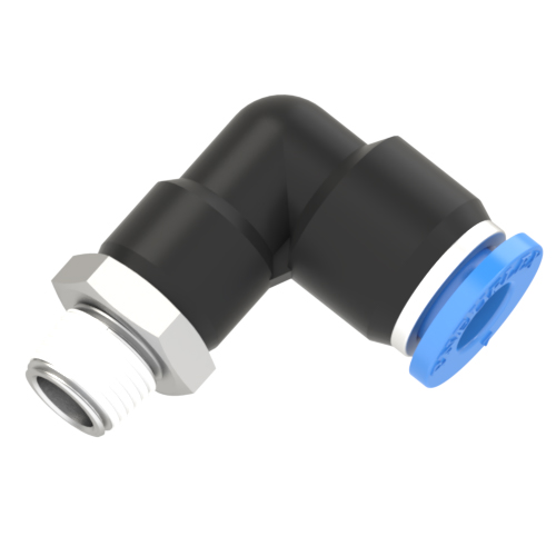 7mm - R 1/8 male elbow push to connect fitting