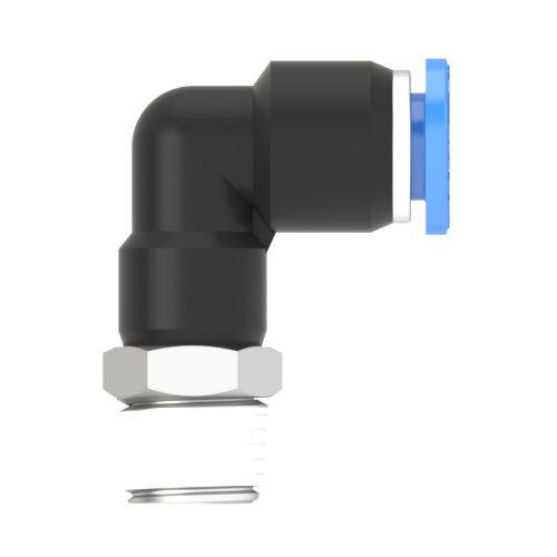 7mm Tube, R 1/4 Male Elbow