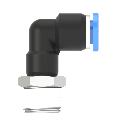 7mm Tube, R 3/8 Male Elbow